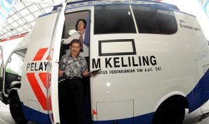 Ilustrasi pelayanan SIM Keliling di Jakarta. (Foto: Antara)